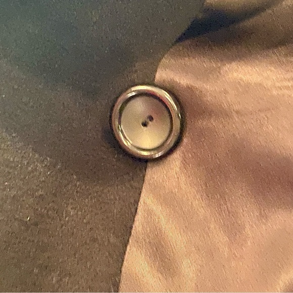 VTG Saks Fifth Avenue Cashmere Regency Collection Men’s Unisex top coat trench - Picture 10 of 14